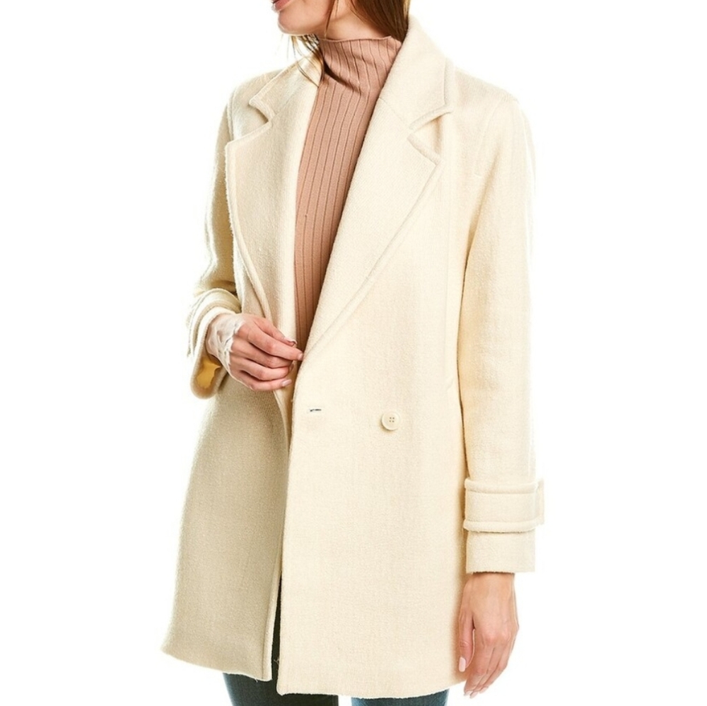 1 Left! NWT REISS | Skye Wool Blend Coat - Picture 5 of 12